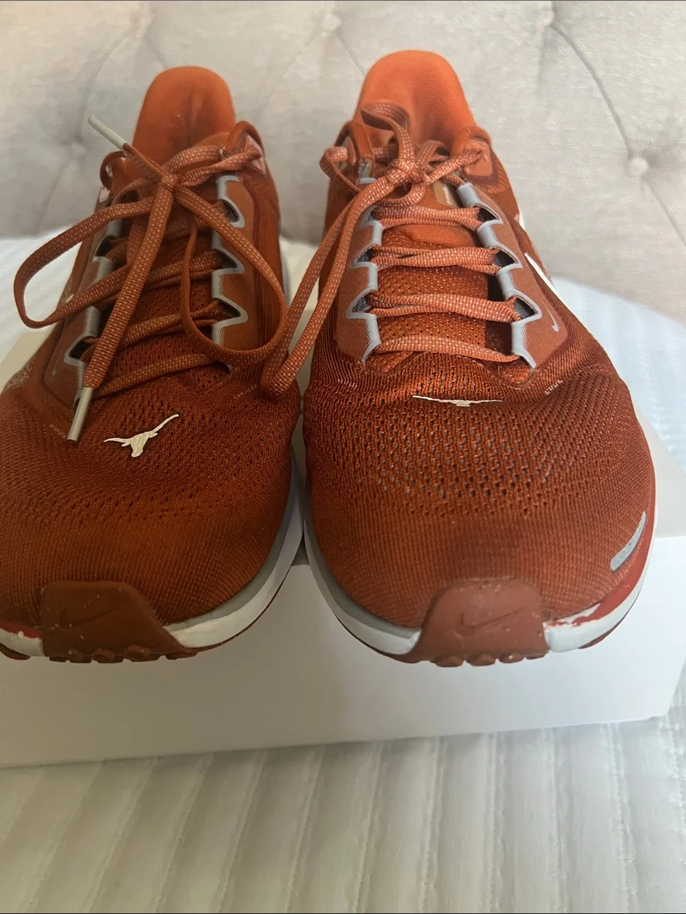Nike Men’s Athletic Shoes - Rust Orange / White